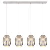 Suspension Globo NARRI Nickel mat, 4 lumières