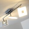 Spot plafond Trio Pontius LED Chrome, 3 lumières