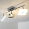 Spot plafond Trio Pontius LED Chrome, 3 lumières