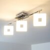 Spot plafond Trio Pontius LED Chrome, 3 lumières