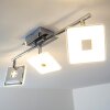 Spot plafond Trio Pontius LED Chrome, 3 lumières