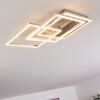 Plafonnier Torres LED Nickel mat, 3 lumières