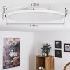 Plafonnier Ailik LED Blanc, 1 lumière, Télécommandes