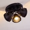 Plafonnier Glostrup LED Noir, 3 lumières