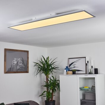 Plafonnier Nexo LED Blanc, 1 lumière