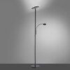 Lampadaire Leuchten-Direkt HANS LED Noir, 2 lumières