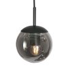 Suspension Steinhauer Bollique Noir, 5 lumières