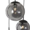 Suspension Steinhauer Bollique Noir, 5 lumières