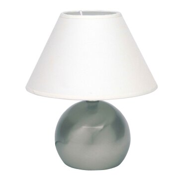 Lampe de table Brilliant Tarifa Gris, 1 lumière