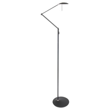 Lampadaire Steinhauer Zodiac LED Noir, 2 lumières