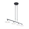 Suspension Steinhauer Tallerken LED Nickel mat, 4 lumières