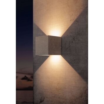 Applique murale d'extérieur Mantra TAOS LED Blanc, 1 lumière