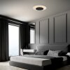 Plafonnier Steinhauer Lido LED Noir, 1 lumière