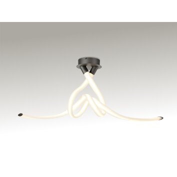 Plafonnier Mantra ARMONIA LED Gris, 1 lumière