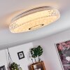 Plafonnier Cavalese LED Blanc, 1 lumière