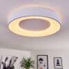 Plafonnier Casina LED Blanc, 1 lumière, Télécommandes