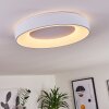 Plafonnier Casina LED Blanc, 1 lumière, Télécommandes