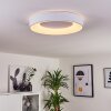 Plafonnier Casina LED Blanc, 1 lumière, Télécommandes