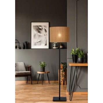 Lampadaire Lucide MAGIUS Noir, 1 lumière