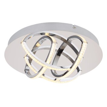 Plafonnier Globo KEANA LED Chrome, 1 lumière