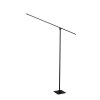 Lampadaire Lucide AGENA LED Noir, 1 lumière