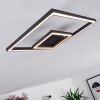 Plafonnier Cavareno LED Noir, 1 lumière