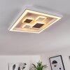 Plafonnier Fitili LED Blanc, 1 lumière, Télécommandes