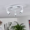 Plafonnier Planes LED Blanc, 3 lumières