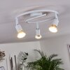 Plafonnier Planes LED Blanc, 3 lumières