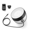 Lampe de table, kit d'extension Philips Hue Ambiance White & Color Iris LED Noir, Transparent, 1 lumière, Changeur de couleurs