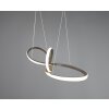 Suspension Reality Sansa LED Nickel mat, 1 lumière