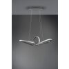 Suspension Reality Sansa LED Nickel mat, 1 lumière