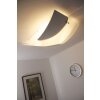 Plafonnier Sil Lux Baltimora Acier inoxydable, Blanc, 2 lumières