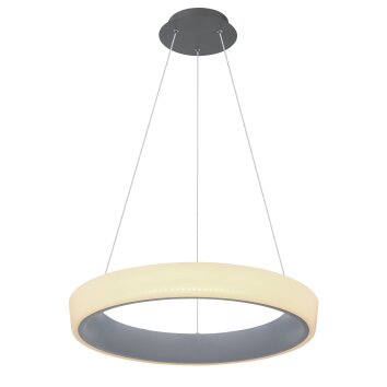 Suspension Globo TABANO LED Anthracite, 1 lumière, Télécommandes