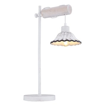 Lampe de table Globo JOWITA Blanc, 1 lumière