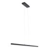 Suspension Steinhauer Light Stripe LED Noir, 1 lumière