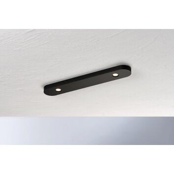 Plafonnier Bopp-Leuchten CLOSE LED Noir, 2 lumières