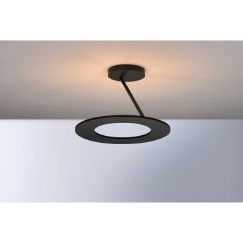 Plafonnier Bopp-Leuchten STELLA LED Noir, 4 lumières