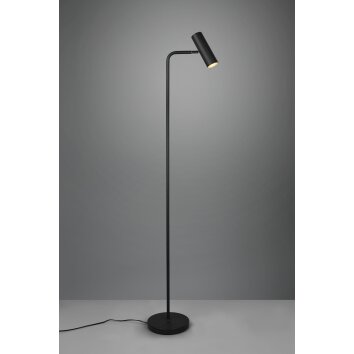 Lampadaire Trio Marley Noir, 1 lumière