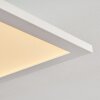 Plafonnier Salmi LED Blanc, 1 lumière