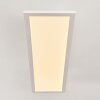 Plafonnier Salmi LED Blanc, 1 lumière, Télécommandes