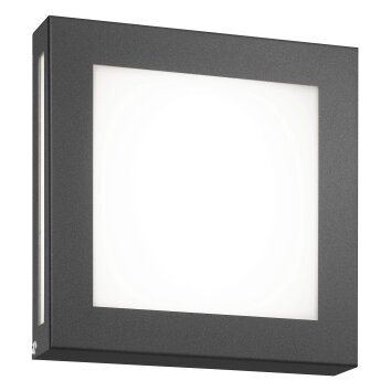 Applique murale d'extérieur CMD AQUA LEGENDO LED Anthracite, 1 lumière, Détecteur de mouvement