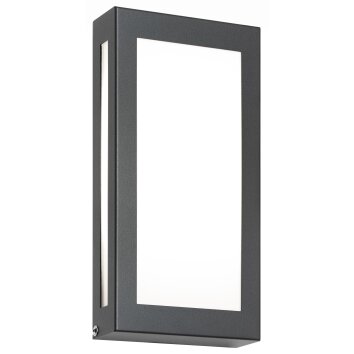 Applique murale d'extérieur CMD AQUA LEGENDO LED Anthracite, 1 lumière, Détecteur de mouvement