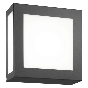 Applique murale d'extérieur CMD AQUA LEGENDO Anthracite, 1 lumière, Détecteur de mouvement