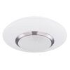 Plafonnier Globo CANDIDA LED Nickel mat, Blanc, 1 lumière, Télécommandes, Changeur de couleurs