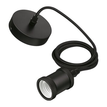 Suspension Philips Cord Noir, 1 lumière