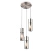 Suspension Globo ANNIKA Nickel mat, 3 lumières