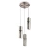 Suspension Globo ANNIKA Nickel mat, 3 lumières