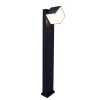 Borne lumineuse Lutec CUBA LED Noir, 1 lumière