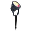 pique de terre Lutec MINI LETO LED Anthracite, 1 lumière, Changeur de couleurs